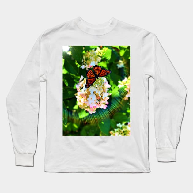 Butterfly Long Sleeve T-Shirt by kcrystalfriend